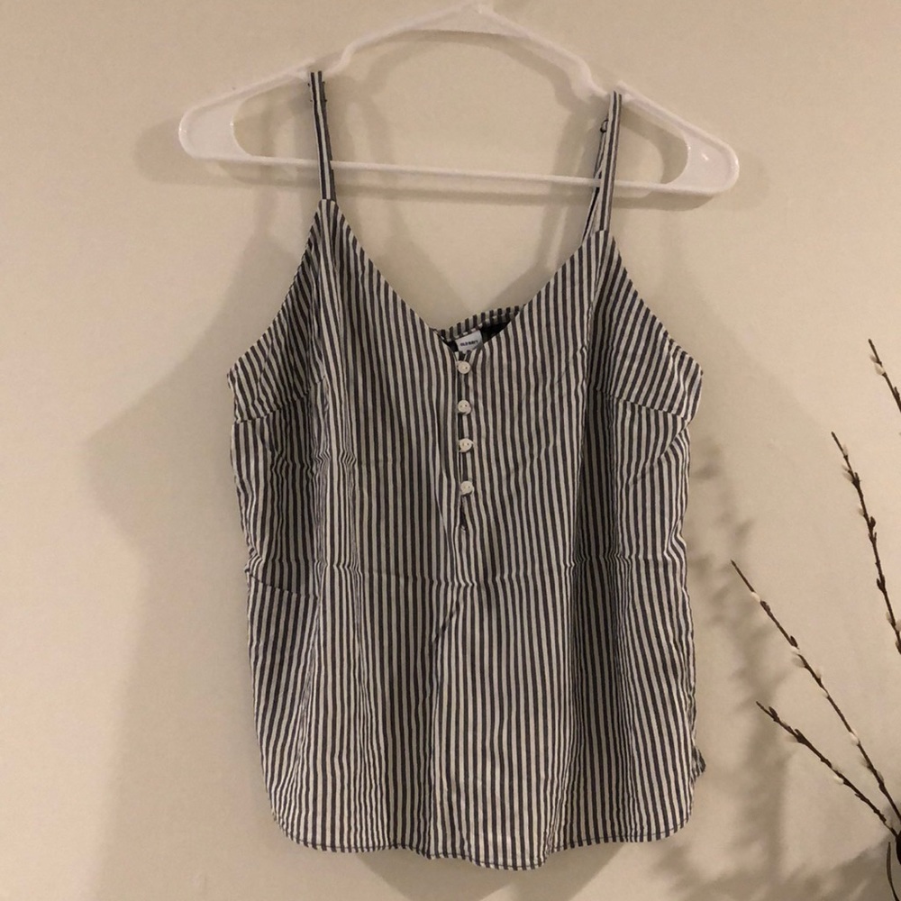Striped cotton top